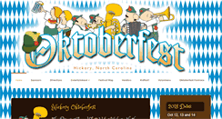 Desktop Screenshot of hickoryoctoberfest.com